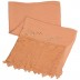 Designer Half Net Stole- Brown